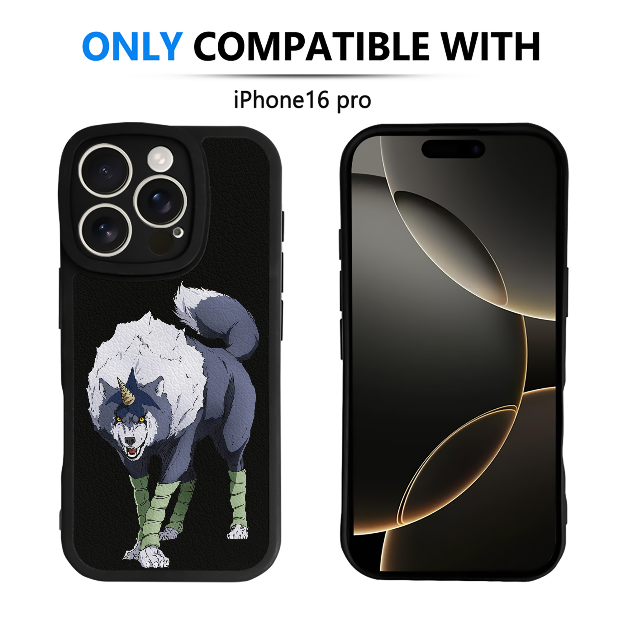 （画像用） 転スラ Regarding Reincarnated to Slime 【iPhone 16シリーズ対応】シリコンスマホケース（レザー調） 材質：シリコン
